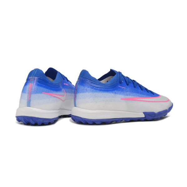 Nike Air Zoom Mercurial Vapor 17 Elite Blue and White Turf TF Football Boot