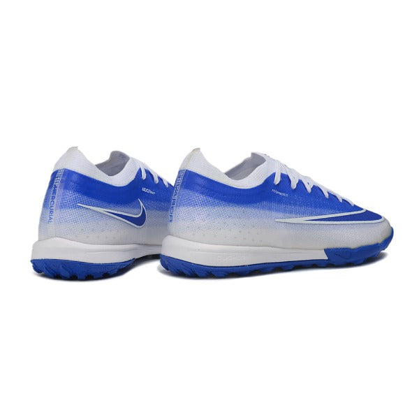 Nike Air Zoom Mercurial Vapor 17 Elite Blue and White Turf TF Football Boot