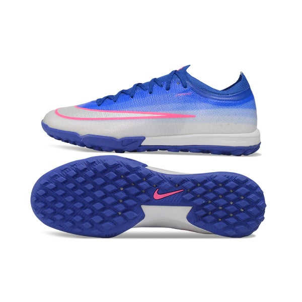 Nike Air Zoom Mercurial Vapor 17 Elite Blue and White Turf TF Football Boot