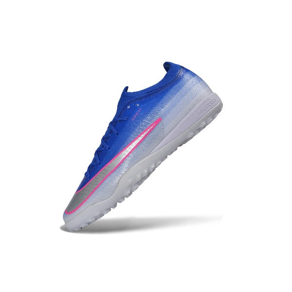 Nike Air Zoom Mercurial Vapor 17 Elite Blue and White Turf TF Kids Football Boot