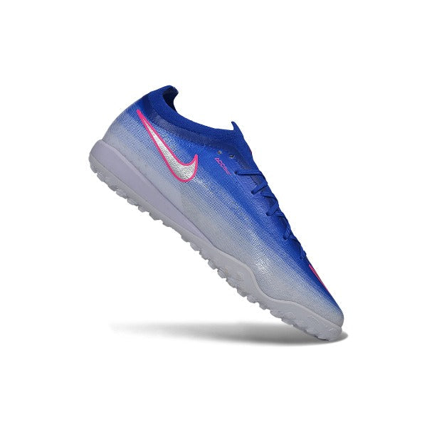 Nike Air Zoom Mercurial Vapor 17 Elite Blue and White Turf TF Kids Football Boot