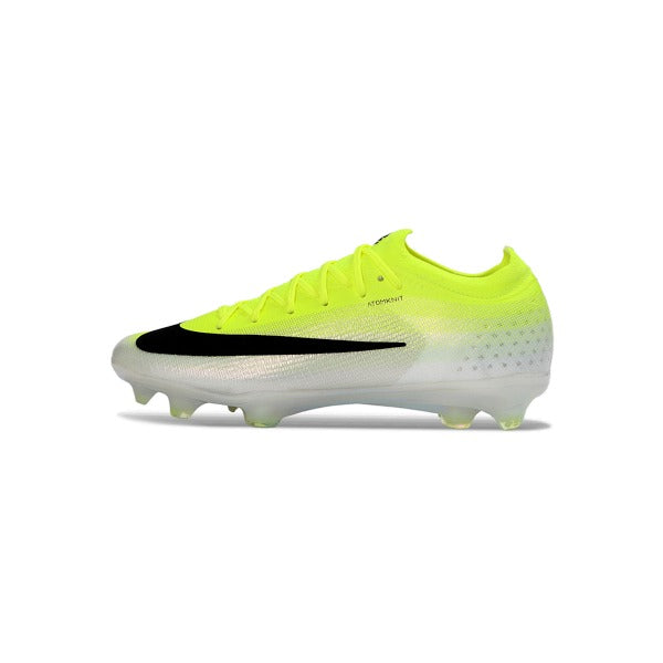 Nike Air Zoom Mercurial Vapor 17 Elite Fluorescent Green and White Firm Ground FG Kids Football Boot