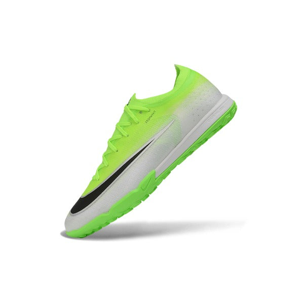 Nike Air Zoom Mercurial Vapor 17 Elite Fluorescent Green and White Turf TF Football Boot