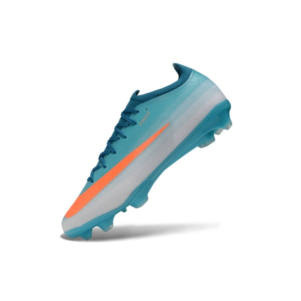 Nike Air Zoom Mercurial Vapor 17 Elite Light Blue and White Firm Ground FG Kids Football Boot