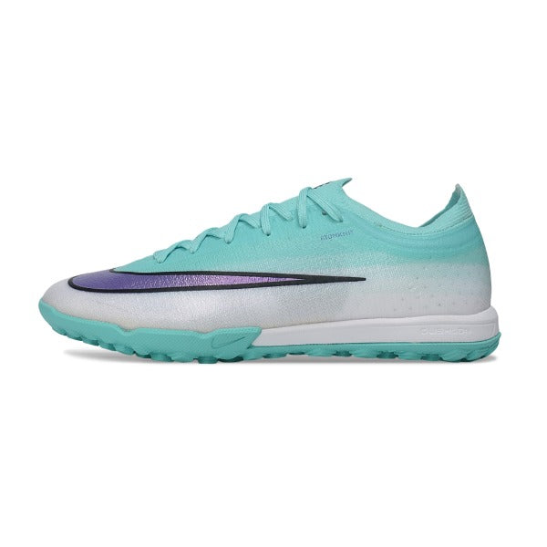 Nike Air Zoom Mercurial Vapor 17 Elite Light Blue, Purple and White Turf TF Football Boot