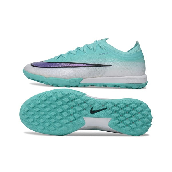 Nike Air Zoom Mercurial Vapor 17 Elite Light Blue, Purple and White Turf TF Football Boot