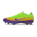 Nike Air Zoom Mercurial Vapor 17 Elite Light Green and Purple Firm Ground FG Kids Football Boot