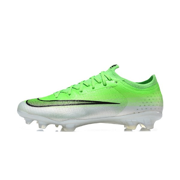 Nike Air Zoom Mercurial Vapor 17 Elite Light Green and White Firm Ground FG Kids Football Boot
