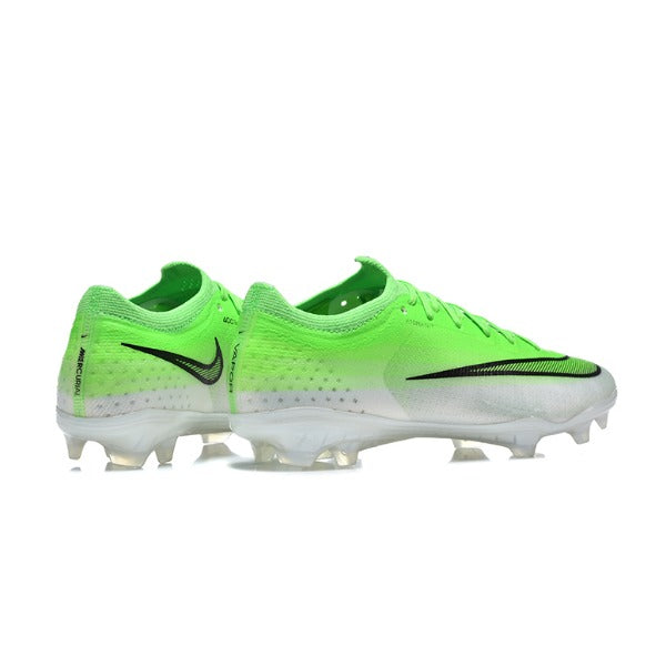 Nike Air Zoom Mercurial Vapor 17 Elite Light Green and White Firm Ground FG Kids Football Boot