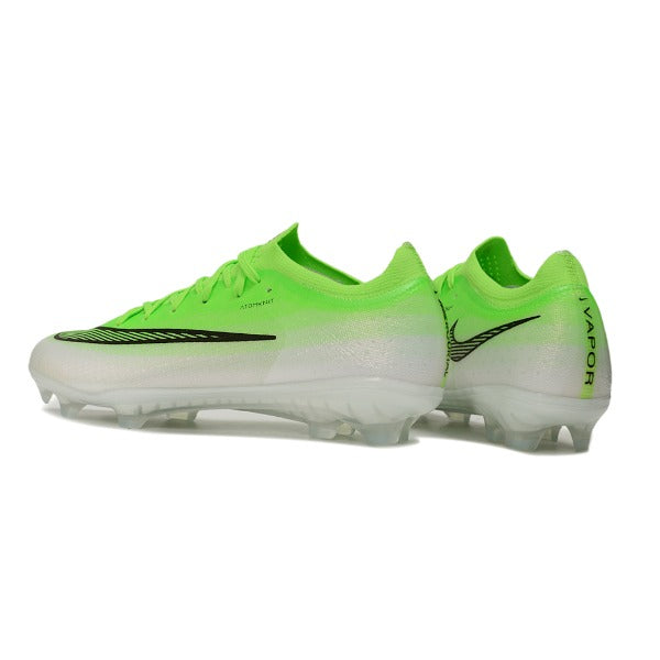 Nike Air Zoom Mercurial Vapor 17 Elite Light Green and White Firm Ground FG Kids Football Boot