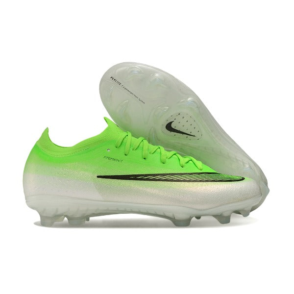 Nike Air Zoom Mercurial Vapor 17 Elite Light Green and White Firm Ground FG Kids Football Boot