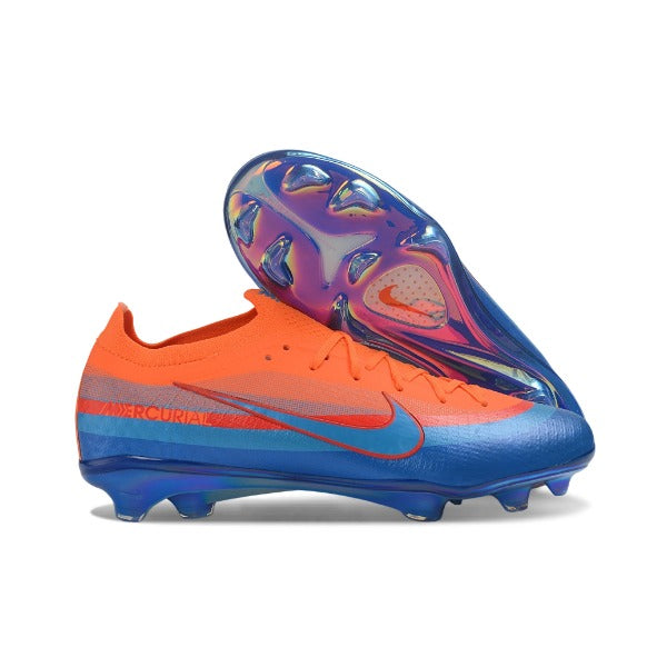 Nike Air Zoom Mercurial Vapor 17 Elite Orange and Blue Firm Ground FG Kids Football Boot