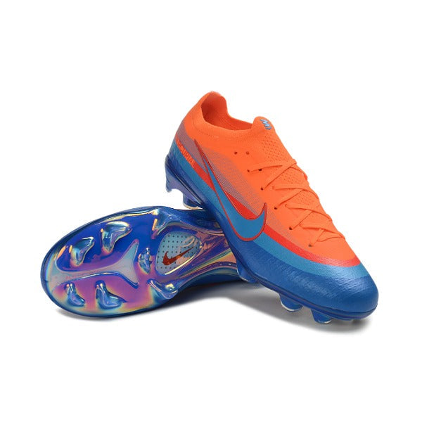 Nike Air Zoom Mercurial Vapor 17 Elite Orange and Blue Firm Ground FG Kids Football Boot