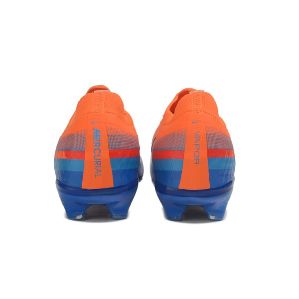 Nike Air Zoom Mercurial Vapor 17 Elite Orange and Blue Firm Ground FG Kids Football Boot