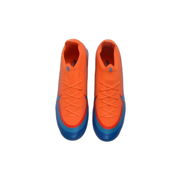 Nike Air Zoom Mercurial Vapor 17 Elite Orange and Blue Firm Ground FG Kids Football Boot
