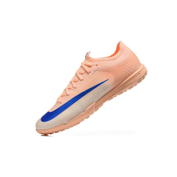 Nike Air Zoom Mercurial Vapor 17 Elite Orange and Blue Turf TF Kids Football Boot