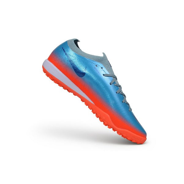 Nike Air Zoom Mercurial Vapor 17 Elite Orange and Blue Turf TF Kids Football Boot