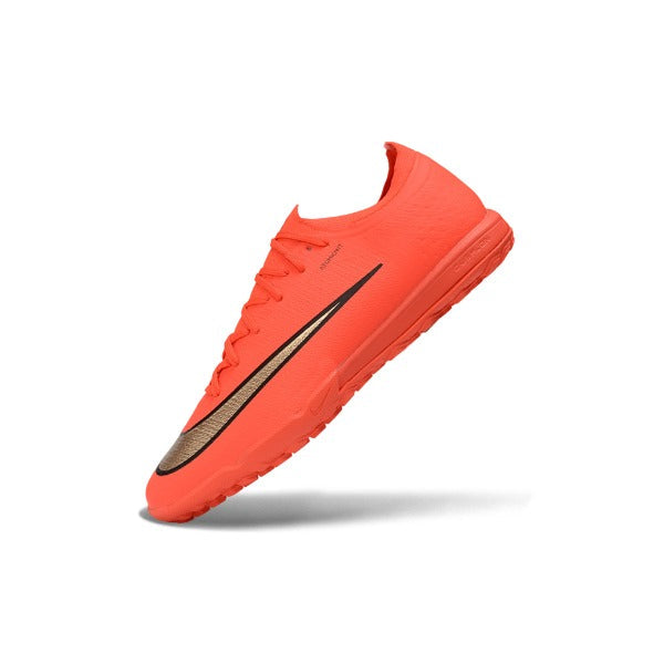 Nike Air Zoom Mercurial Vapor 17 Elite Orange and Golden Turf TF Football Boot