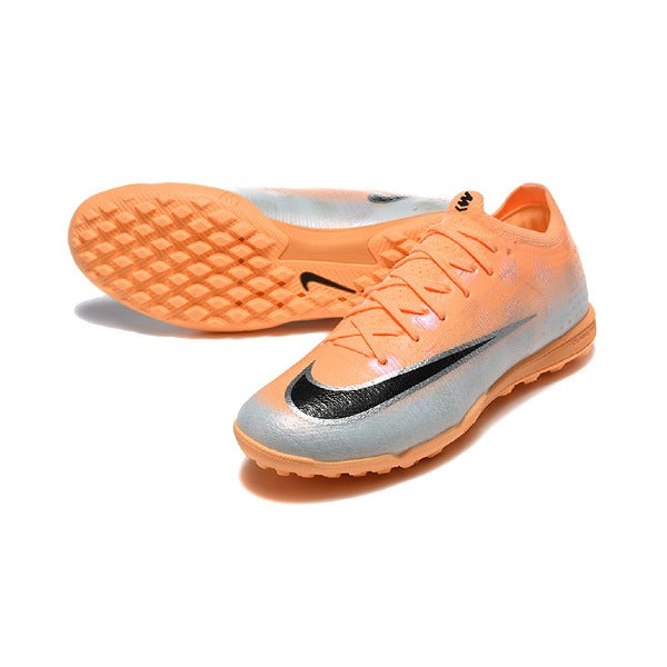 Nike Air Zoom Mercurial Vapor 17 Elite Orange and White Turf TF Kids Football Boot