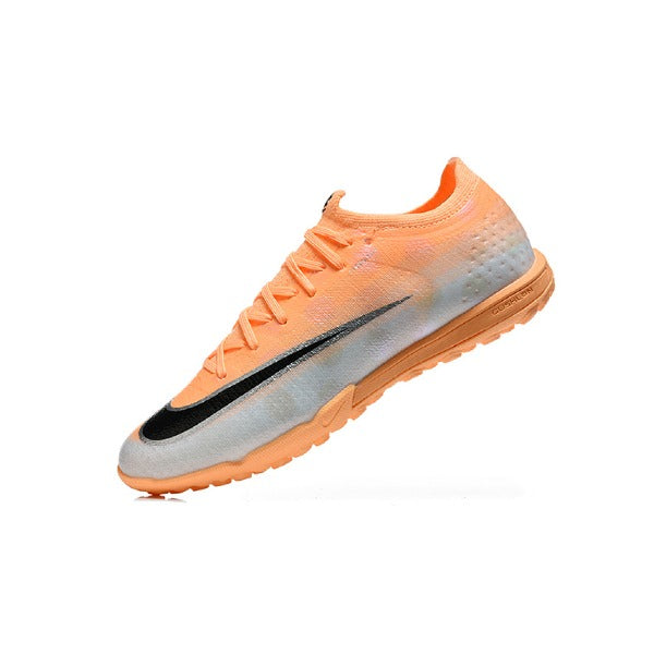Nike Air Zoom Mercurial Vapor 17 Elite Orange and White Turf TF Kids Football Boot