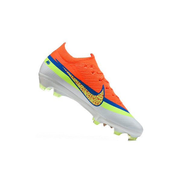 Nike Air Zoom Mercurial Vapor 17 Elite Orange, Blue and White Firm Ground FG Kids Football Boot