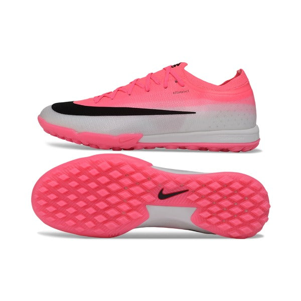 Nike Air Zoom Mercurial Vapor 17 Elite Pink, Black and White Turf TF Football Boot