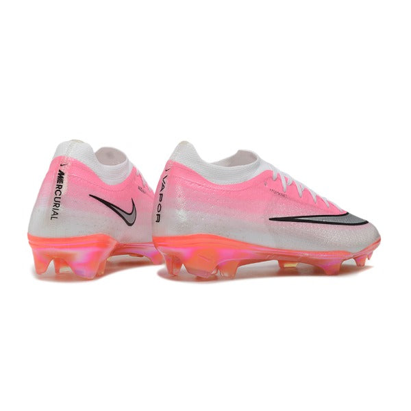Nike Air Zoom Mercurial Vapor 17 Elite Pink, White and Silver Firm Ground FG Football Boot