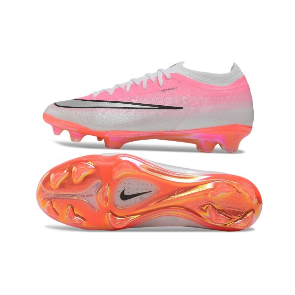 Nike Air Zoom Mercurial Vapor 17 Elite Pink, White and Silver Firm Ground FG Football Boot