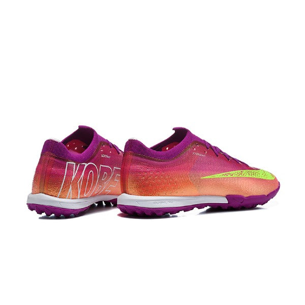 Nike Air Zoom Mercurial Vapor 17 Elite Purple and Golden Turf TF Kids Football Boot