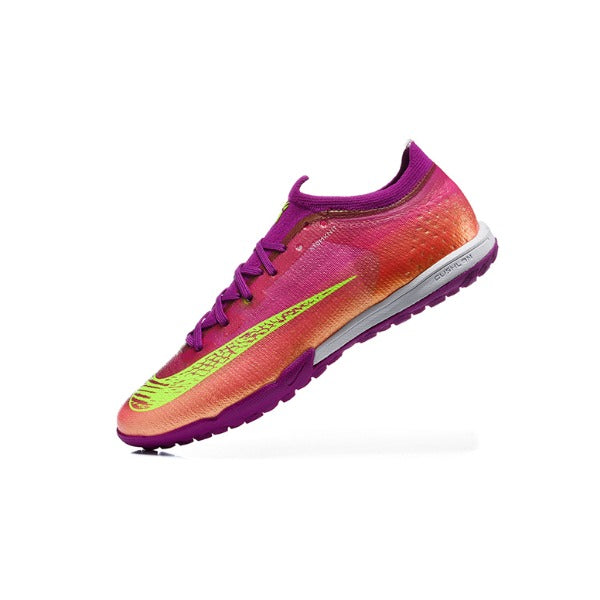 Nike Air Zoom Mercurial Vapor 17 Elite Purple and Golden Turf TF Kids Football Boot