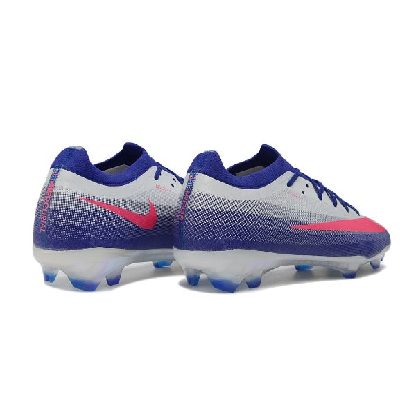 Nike Air Zoom Mercurial Vapor 17 Elite Purple and White Firm Ground FG Kids Football Boot