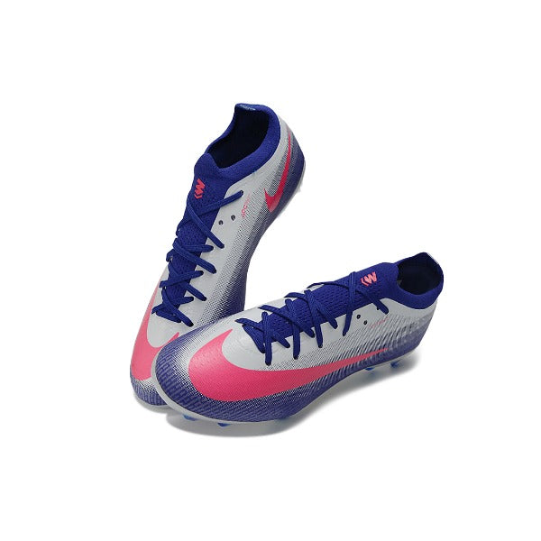 Nike Air Zoom Mercurial Vapor 17 Elite Purple and White Firm Ground FG Kids Football Boot