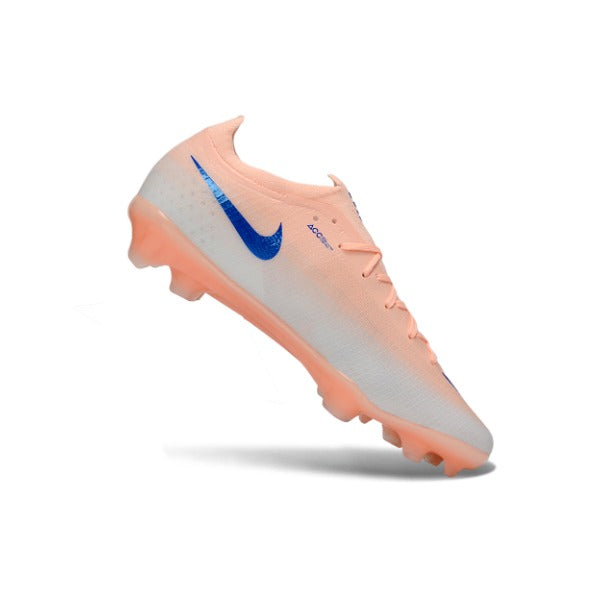 Nike Air Zoom Mercurial Vapor 17 Elite Salmon Pink and Blue Firm Ground FG Kids Football Boot