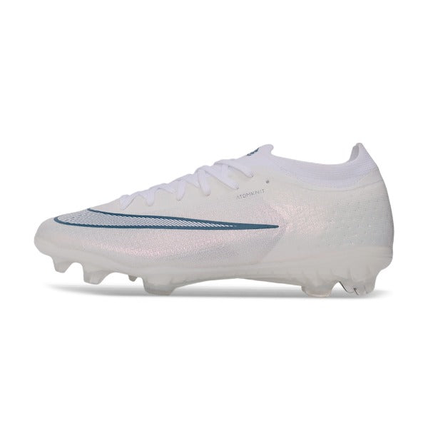 Nike Air Zoom Mercurial Vapor 17 Elite White and Blue Firm Ground FG Football Boot