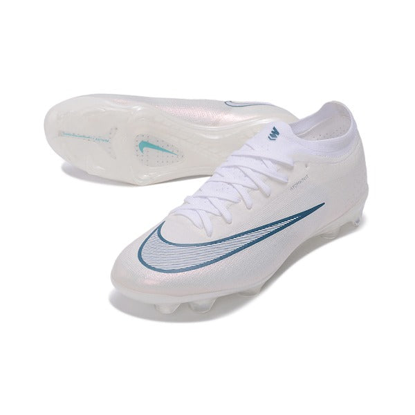 Nike Air Zoom Mercurial Vapor 17 Elite White and Blue Firm Ground FG Football Boot
