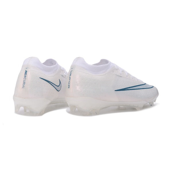 Nike Air Zoom Mercurial Vapor 17 Elite White and Blue Firm Ground FG Football Boot