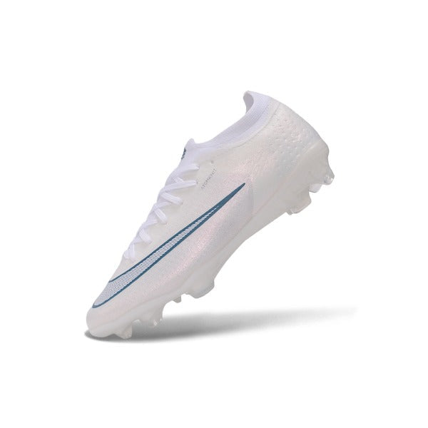 Nike Air Zoom Mercurial Vapor 17 Elite White and Blue Firm Ground FG Football Boot