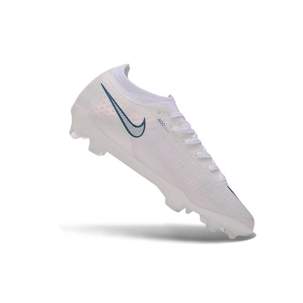 Nike Air Zoom Mercurial Vapor 17 Elite White and Blue Firm Ground FG Football Boot