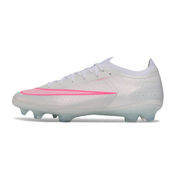 Nike Air Zoom Mercurial Vapor 17 Elite White and Pink Firm Ground FG Football Boot