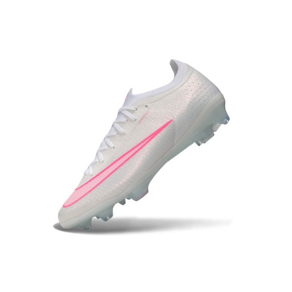 Nike Air Zoom Mercurial Vapor 17 Elite White and Pink Firm Ground FG Football Boot