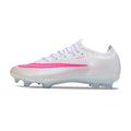 Nike Air Zoom Mercurial Vapor 17 Elite White and Pink Firm Ground FG Kids Football Boot
