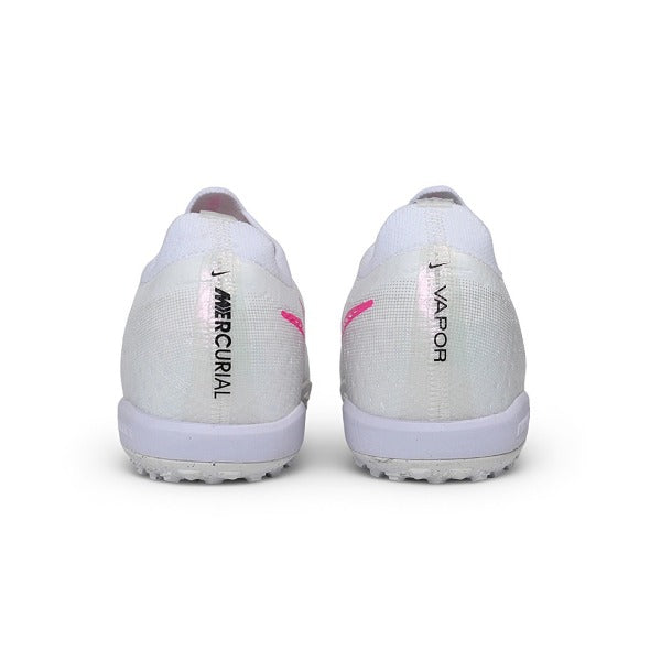 Nike Air Zoom Mercurial Vapor 17 Elite White Turf TF Kids Football Boot