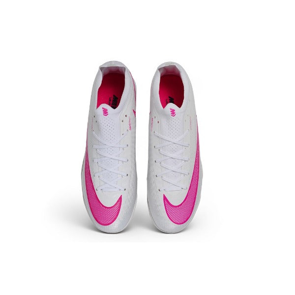 Nike Air Zoom Mercurial Vapor 17 Elite White Turf TF Kids Football Boot