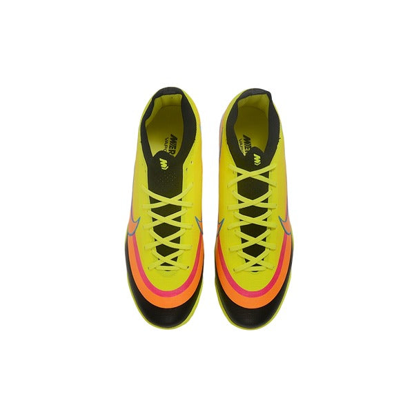 Nike Air Zoom Mercurial Vapor 17 Elite Yellow, Orange and Black Turf TF Kids Football Boot