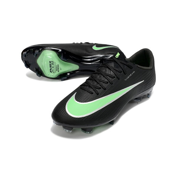 Nike Air Zoom Mercurial Vapor 17 Flyweave Elite Black and Green FG