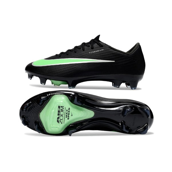 Nike Air Zoom Mercurial Vapor 17 Flyweave Elite Black and Green FG