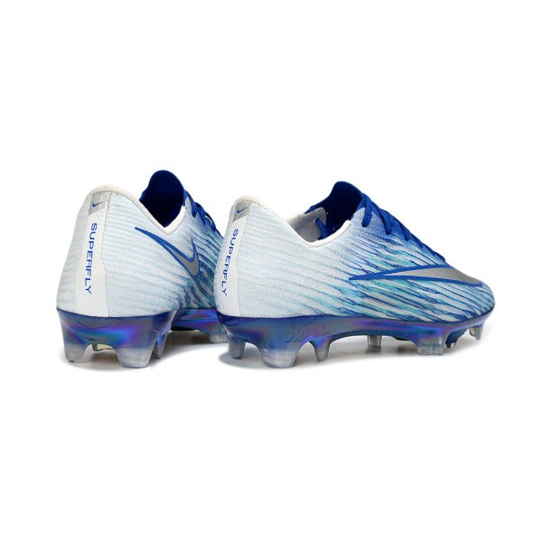 Nike Air Zoom Mercurial Vapor 17 Flyweave Elite Blue and White FG