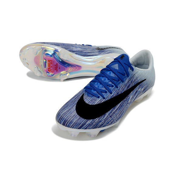 Nike Air Zoom Mercurial Vapor 17 Flyweave Elite Dark Blue and White FG
