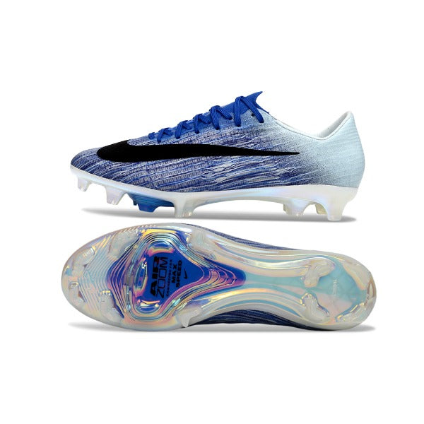 Nike Air Zoom Mercurial Vapor 17 Flyweave Elite Dark Blue and White FG
