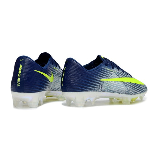 Nike Air Zoom Mercurial Vapor 17 Flyweave Elite Dark Blue, Yellow and White FG